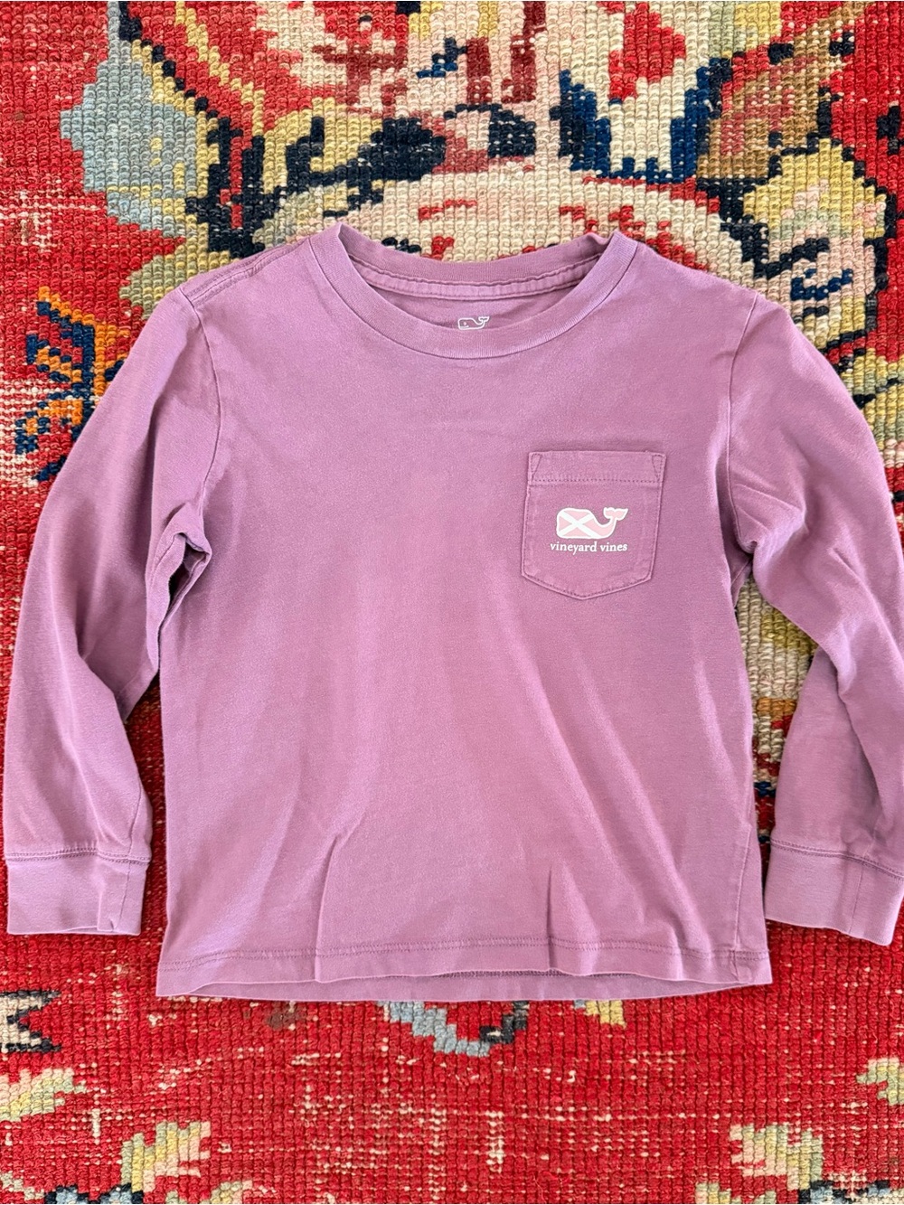 Vineyard Vines Boys Long Sleeve Pocket Tee size 4T